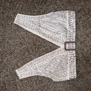 12th Tribe White Embellished top